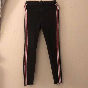 Zara black jegging. Size 10